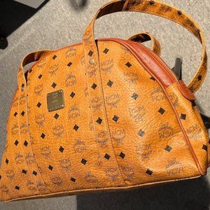 MCM dome tote bag